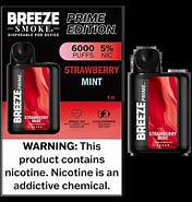 STRAWBERRY MINT - BREEZE 6000